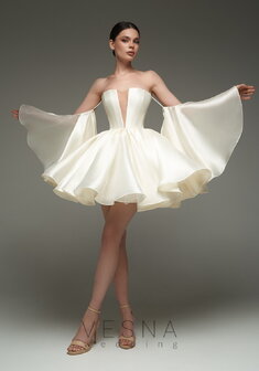 Свадебное платье Эйприл крем-V69823